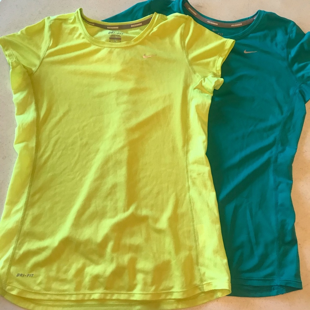 2 Nike Dri-Fit shirts